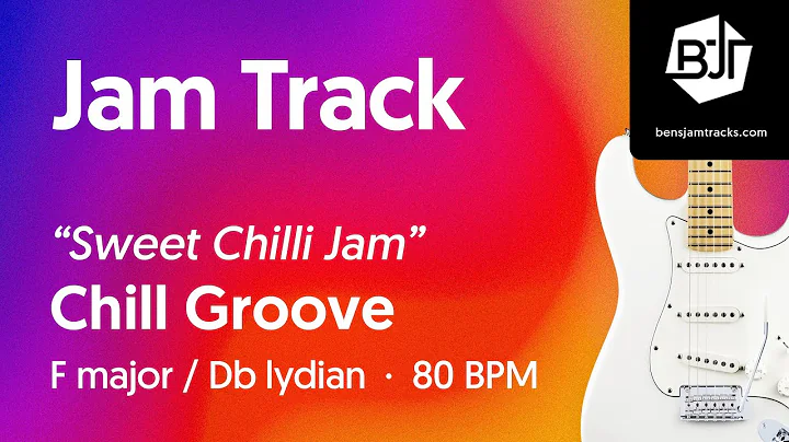 Chill Groove Jam Track in F major / Db lydian "Sweet Chilli Jam" - BJT #112