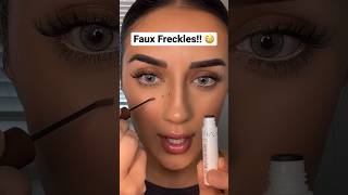 FAUX FRECKLES!!! 😳