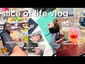 Slice of life vlog  cafe studying finals cozy and sick days unboxing txt  zb1 kpop albums