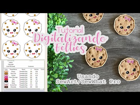 Tutorial, Digitalizando Felties para Moños/ Planners, SewArt y SewWhatPro-JohanaCaudiGs @Los290ss