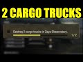 How to &quot;destroy 2 cargo trucks in Zaya observatory&quot; DMZ