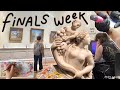 a busy finals week in nyc art school