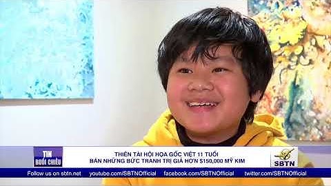 Thiên tài hội họa gốc Việt 11 tuổi bán những bức tranh trị giá hơn $150,000