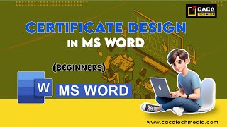 Details Certificate Design in Ms Word 2025 | For Beginners | Tutorial News
