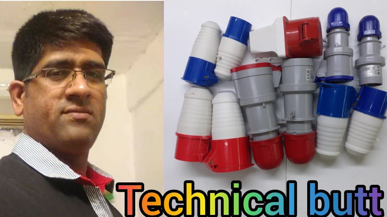 MAILE & FEMALE DEFENDANT TAIPS ELECTRIC INDUSTRIAL SOCKET Technical butt