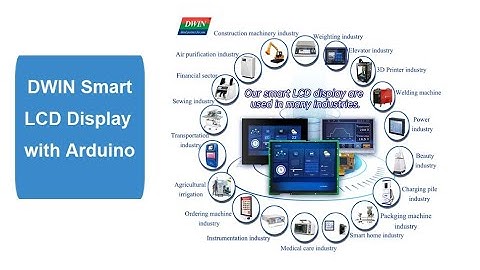 DWIN Smart LCD display with Arduino development board