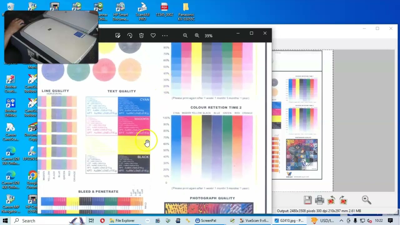 TEST HP SCANJET 2400 & G2410 SUPPORT WINDOWS 10
