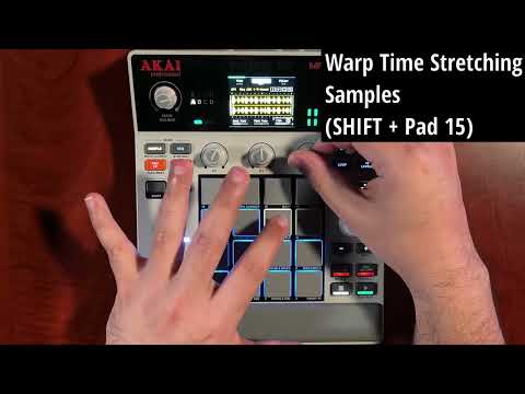 Time Stretching Samples & Warp Mode (Shift + Pad 15) MPC Sample