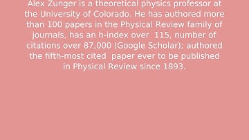 Alex Zunger