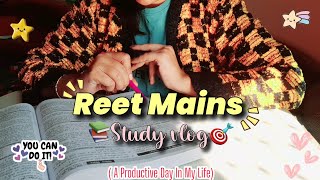 Reet Mains Study Vlog A Productive Day In My Life Kuch Baate