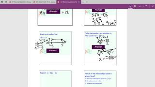 Course 3 Review for quiz based on Test 20