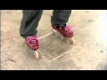 Video tutorial on how to spin on inline skates or rollerblades.