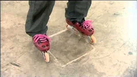 Tutorial on how to spin on inline skates or rollerblades using heel & toe wheels. Excerpt from BBC.