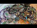 Vintage jewelry haul sterling silverglass crystal jewelry 