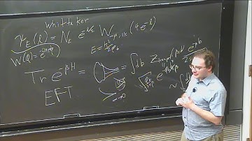 Daniel Jafferis -Wormholes, Strings and Matrix Models Part 3