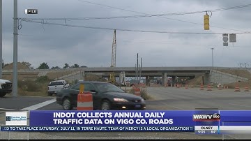 INDOT generates data along Vigo County roadways with annual daily traffic count