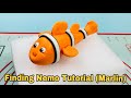 Quick &amp; Easy Finding Nemo Cake Topper Tutorial (Marlin)