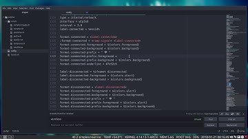 ArchMerge : 204 polybar modules A-Z : wireless-network