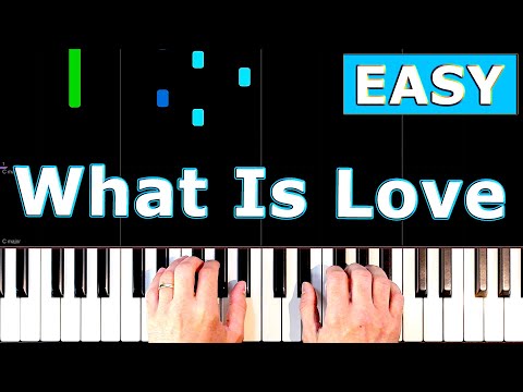 Haddaway - What Is Love - Piano Tutorial Easy -