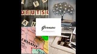 The German Genealogy Milestone Words You Need to Know