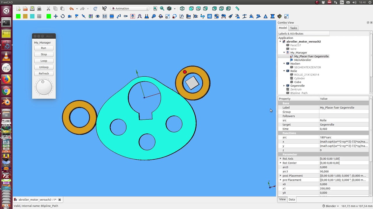 Animation Workbench: Abroller v1 - YouTube