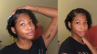 How to: Quick &amp; Easy Short Curly Bob on a Lace Front Wig ft  Cheetah Beauty