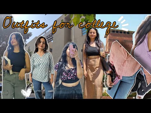 Outfits I wore to College for a week, Faculty of Law,  Delhi University! (ep 7)