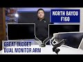 Great Budget Gas Spring Dual Monitor Arm - NB North Bayou F160 | Setup Video