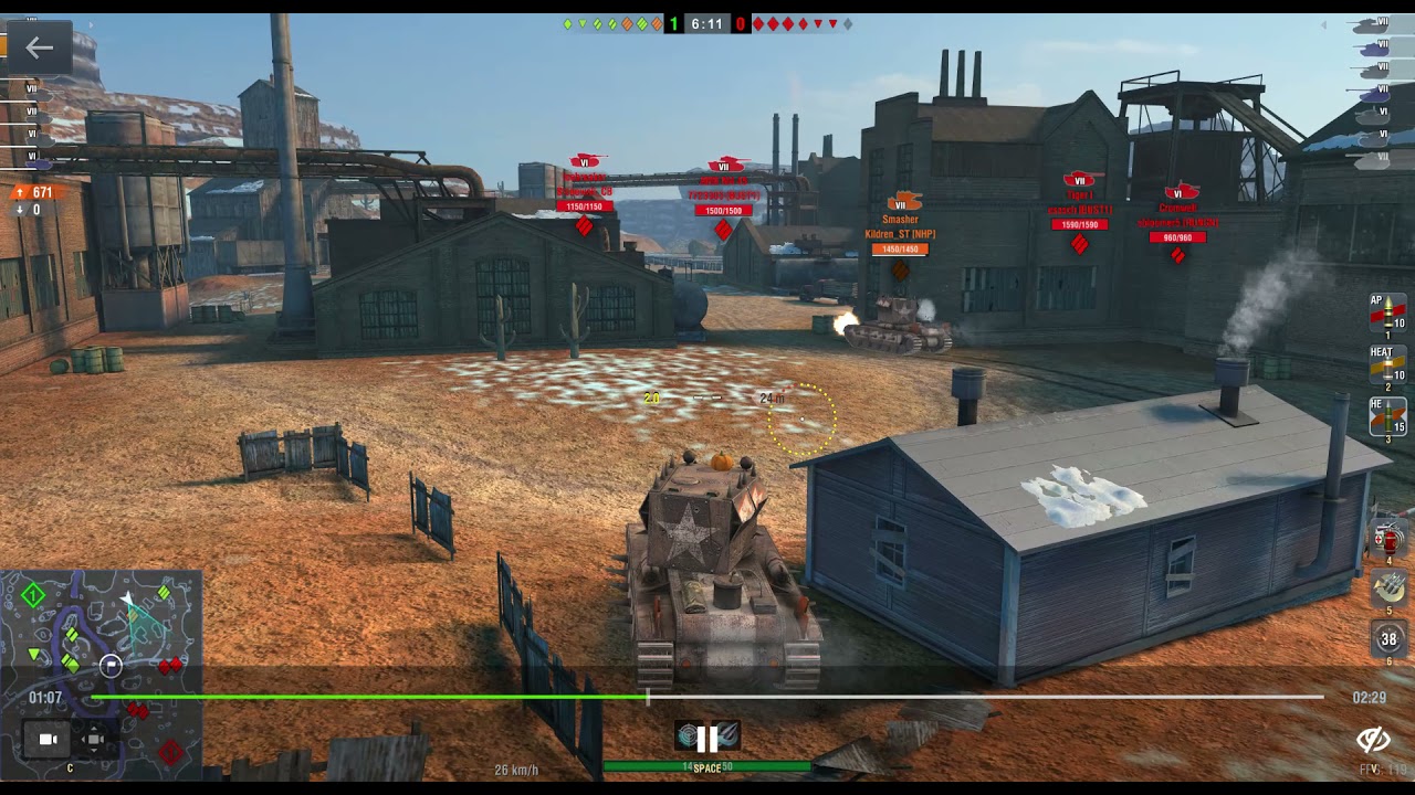 Smasher Clan Platoon 🔨🔨  6108 dmg / 5 frags combined / Granite_Pine & Kildren_ST (NHP) 🤝