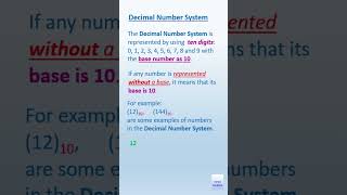 Number System - Brief Explanation |  Sarita's Teachdesk