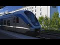 Sweden, Stockholm, train ride tom Helenelund to Odenplan
