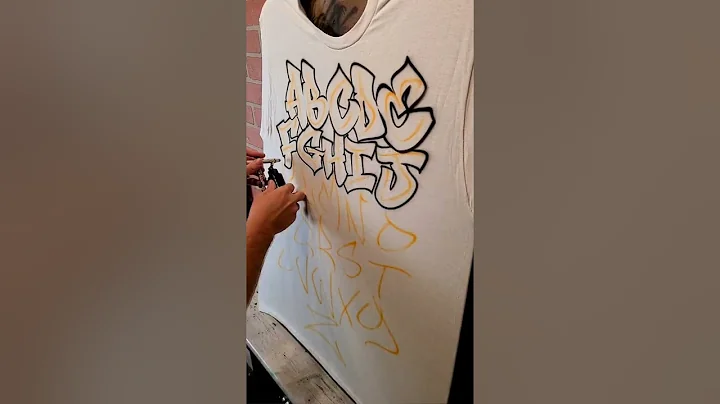 Master the art of airbrush graffiti letters