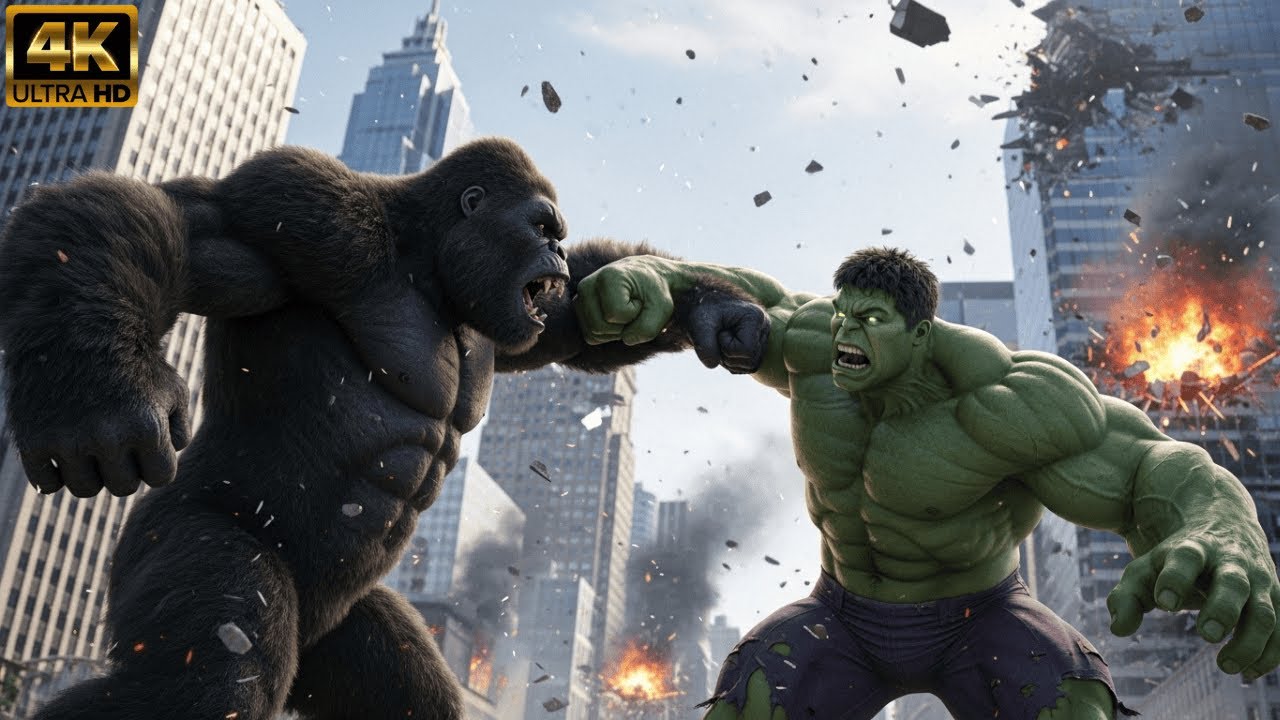 KING KONG vs  HULK — When the Green Giant Loses All Control!