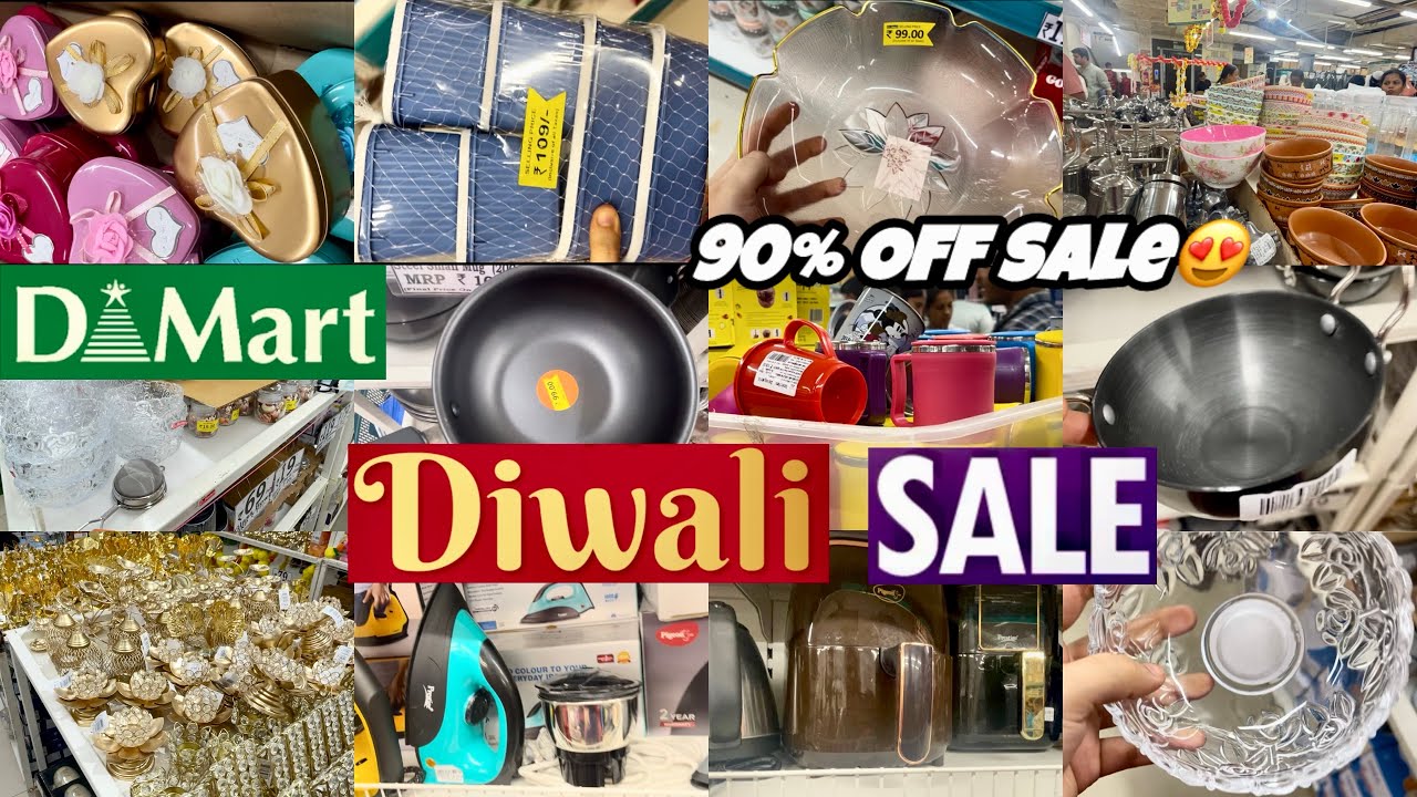 Dmart Diwali Offer Today 🪔Dmart Cookware , Glassware, Plasticware , Non Stick Kitchenware Offer 2025