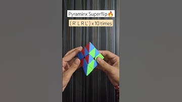 Pyraminx Superflip pattern 🔥🤯🙌