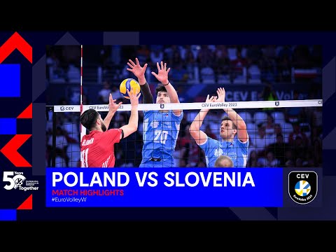 Poland vs. Slovenia I Match Highlights Semi Finals I CEV EuroVolley 2023 Men
