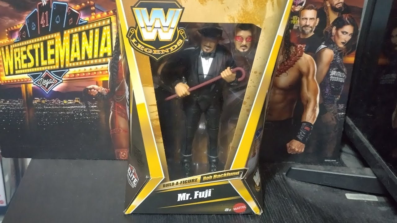 WWE LEGENDS SERIES 30 MR FUJI UNBOXING AND REVIEW - YouTube