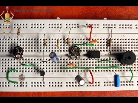 Shadow Detector Alarm Using 555 Timer