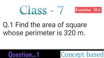 Class 7 | Maths | Exercise 11.1(Q.1) #ncert #perimeterandarea  #ncertmaths #mathsclass9