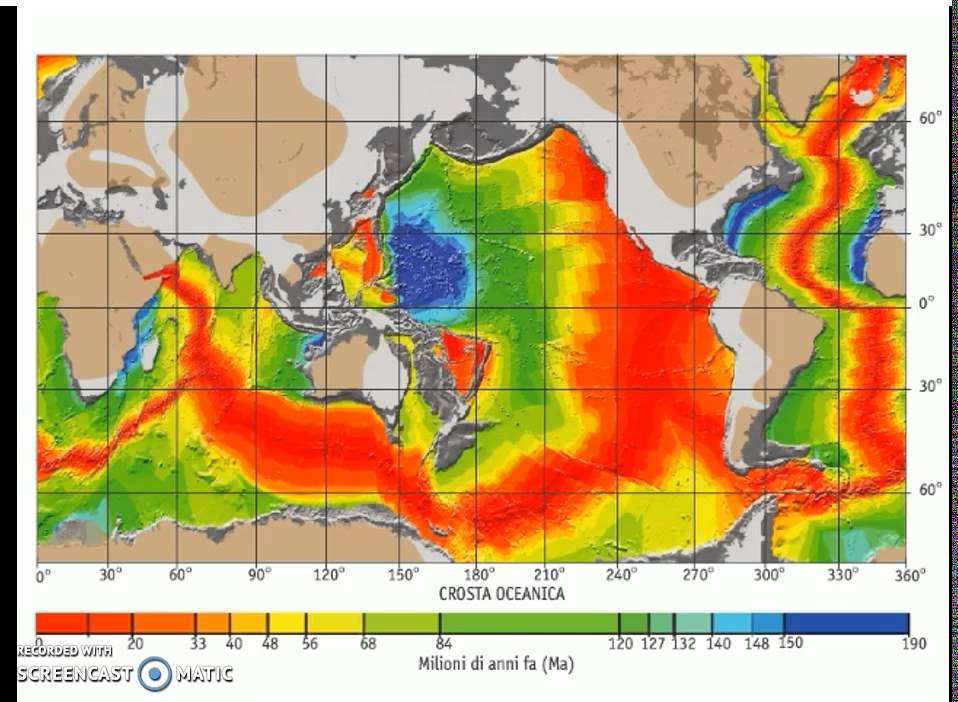 eta fondali oceanici YouTube