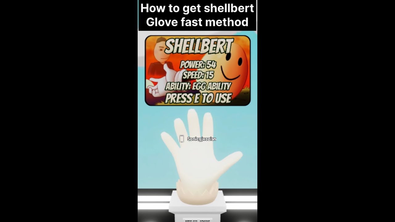 Galar Shellbert How to get the shellbert glove - YouTube