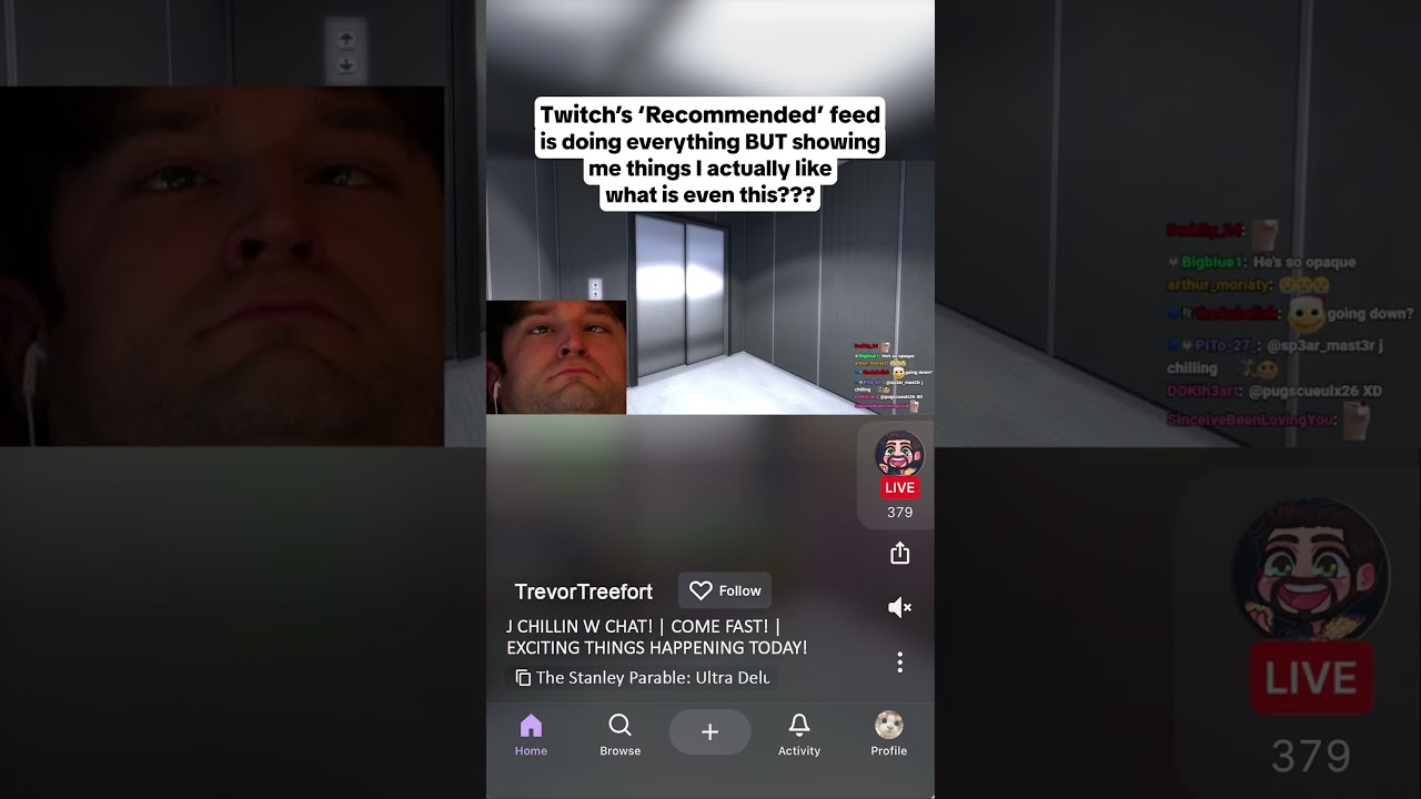 Twitch's algorithm is so bad 