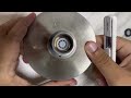 How to diy remove a flow restrictor from a fixed shower head  how to increase water pressure