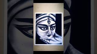Realistic Maa Durga Drawing #shorts #maadurga #mahalaya #hyperrealism #art #trending #subscribe