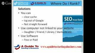 Search Engine Optimisation – Where Do I Rank On Google, Yahoo or Bing - SERPs?