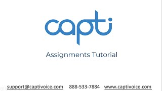 Capti Assignments Tutorial