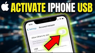 How to activate iPhone USB tethering for hotspot on Windows - Step By Step
