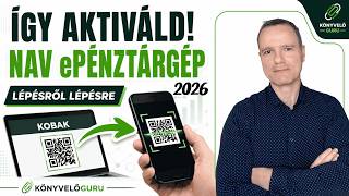 NAV ePénztárgép mobilalkalmazás aktiválása | Teljes útmutató