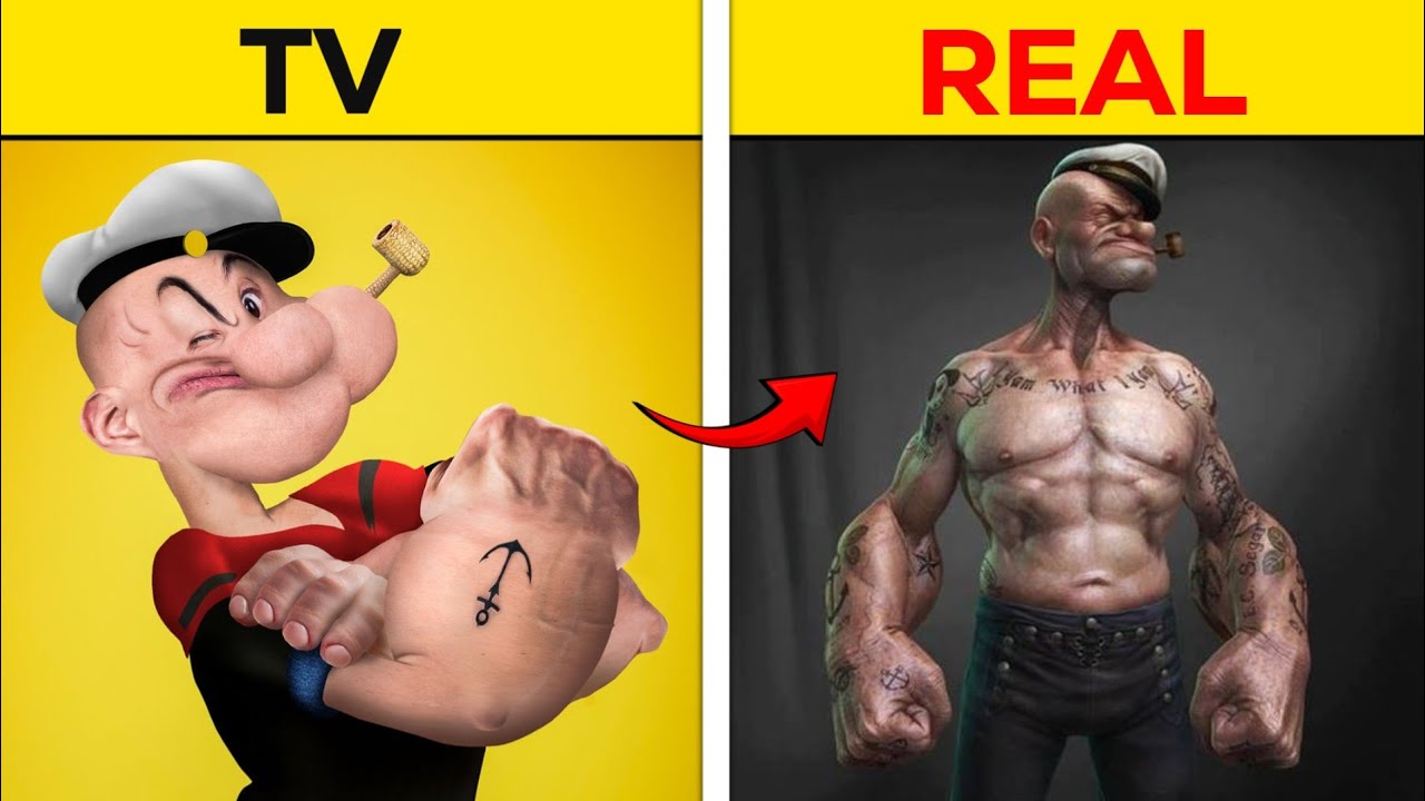 Famous Cartoons Things in Real Life 💬