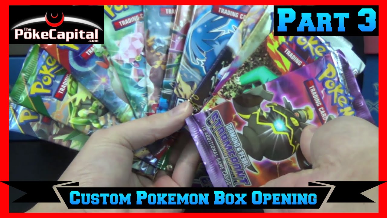 Pokemon Cards Custom Booster Box Opening of 36 Packs Part 3 YouTube
